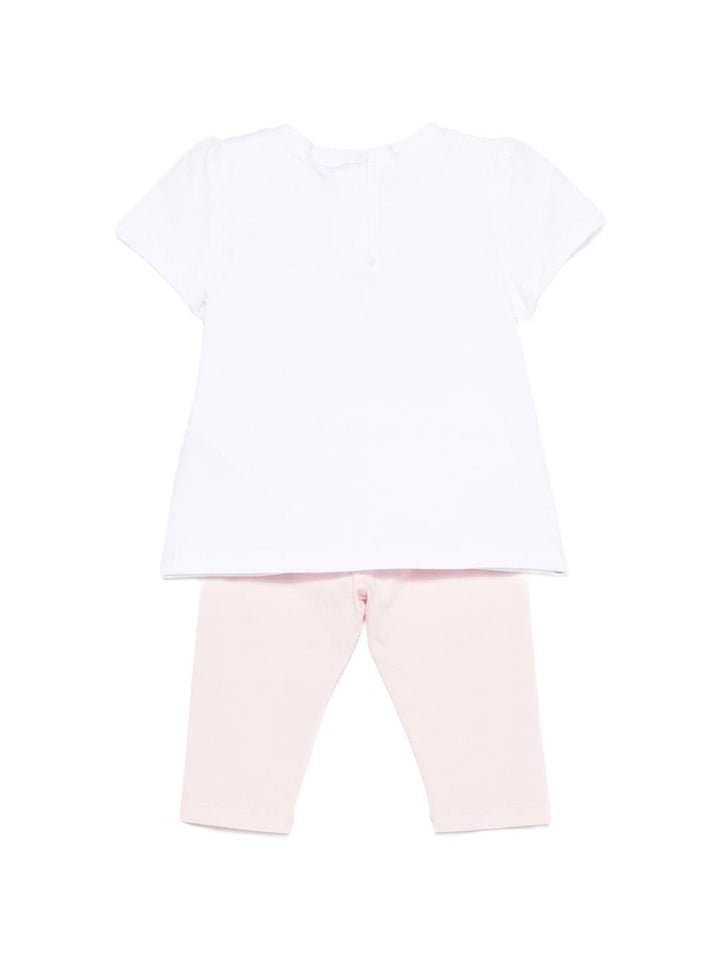 Completo rosa/bianco per neonata HA6012JS003 C3863 Liu Jo 