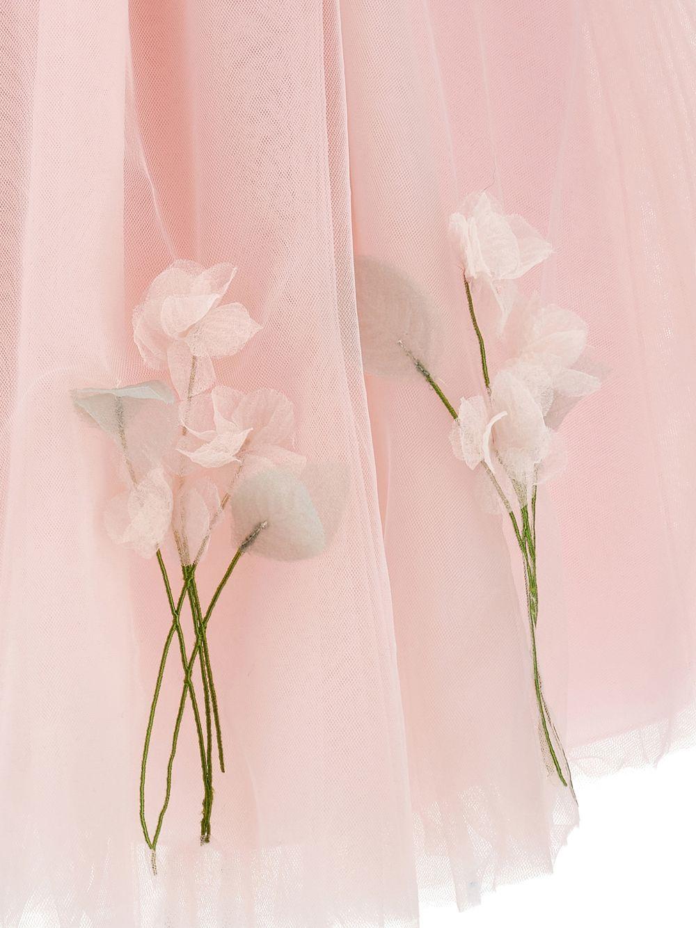 Abito rosa chiaro per neonata 73G9047747 0091 Monnalisa Kids 