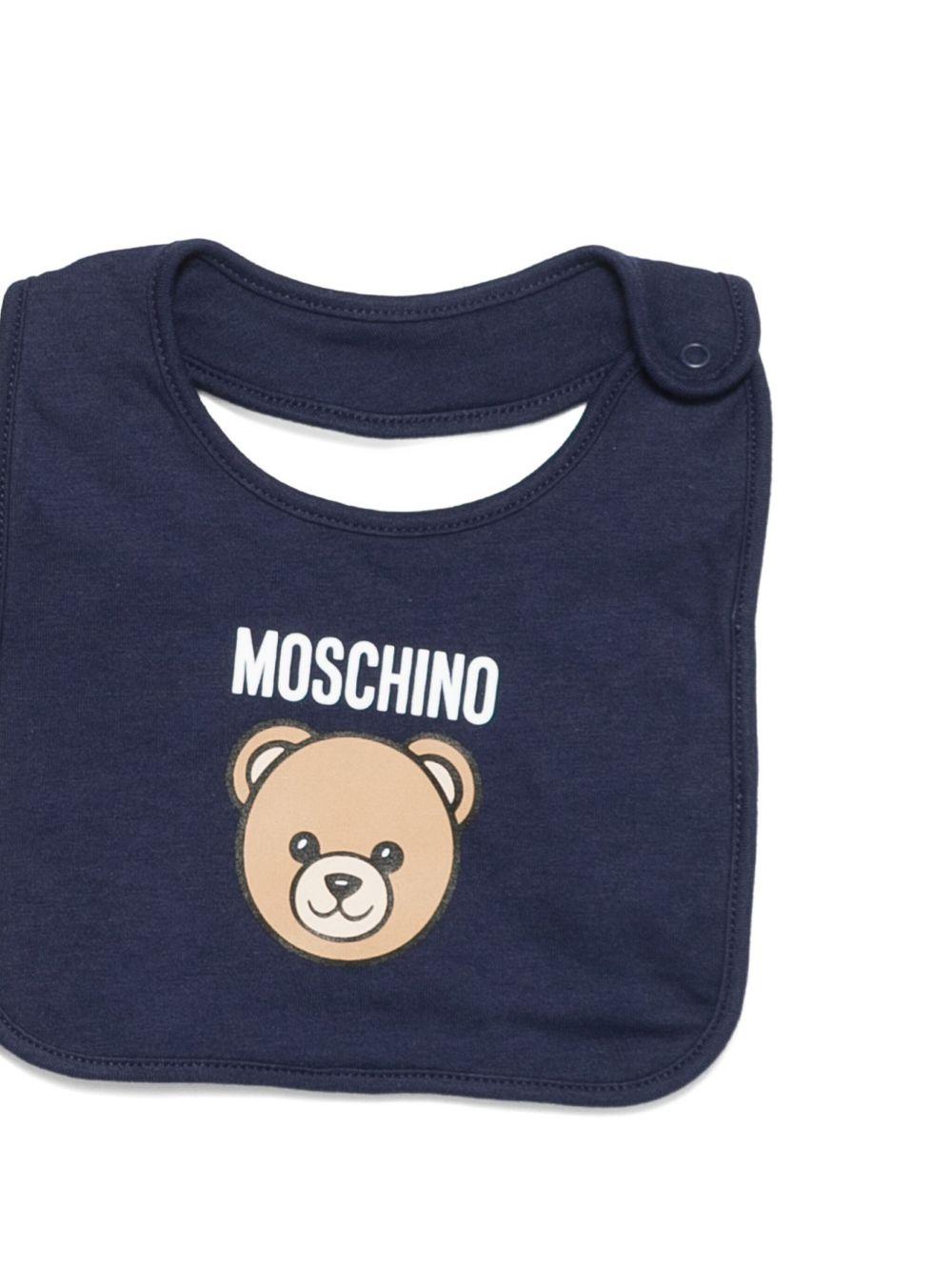 Tutina blu navy per neonato MMY08BLCA40 40016 Moschino Kids 