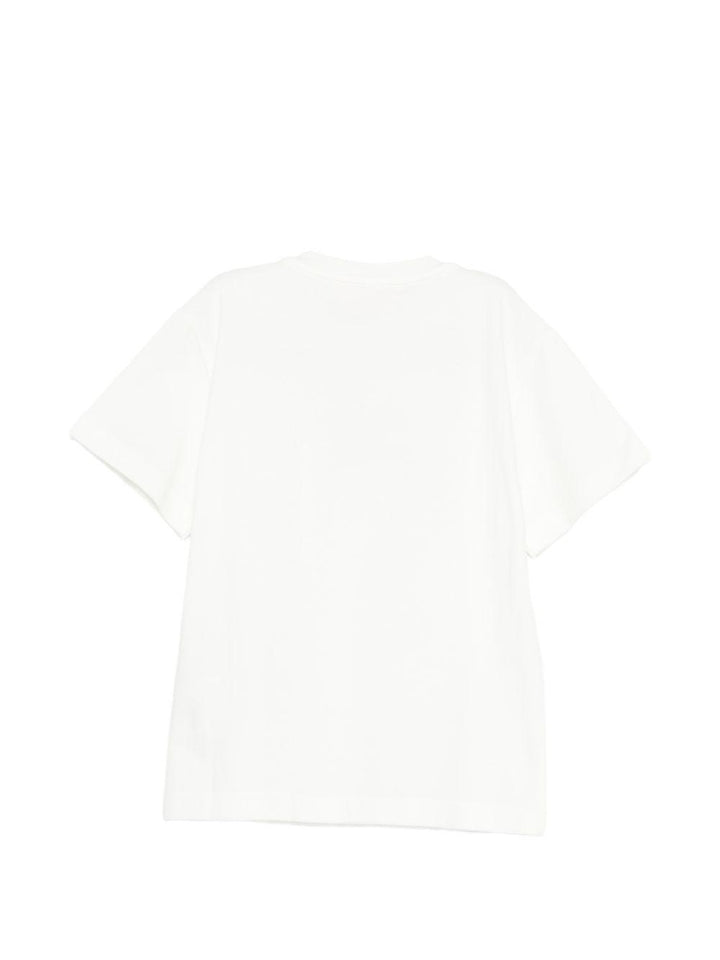 T-shirt bianco per bambina EFTS2610JE006 0115 Elisabetta Franchi Kids 