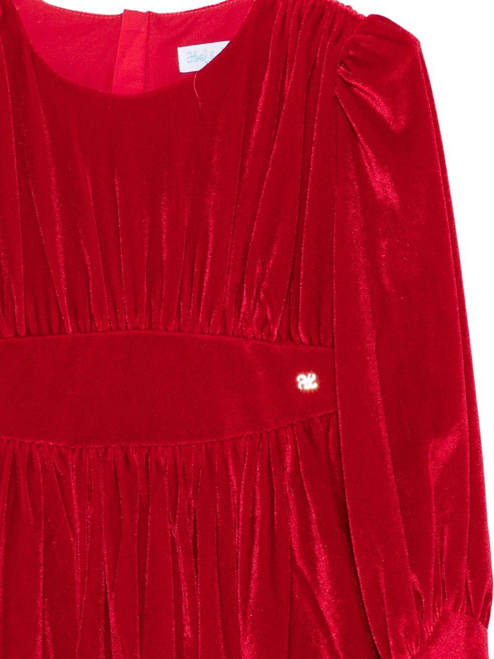 Abito rosso per bambina 5528 002 Abel & Lula 