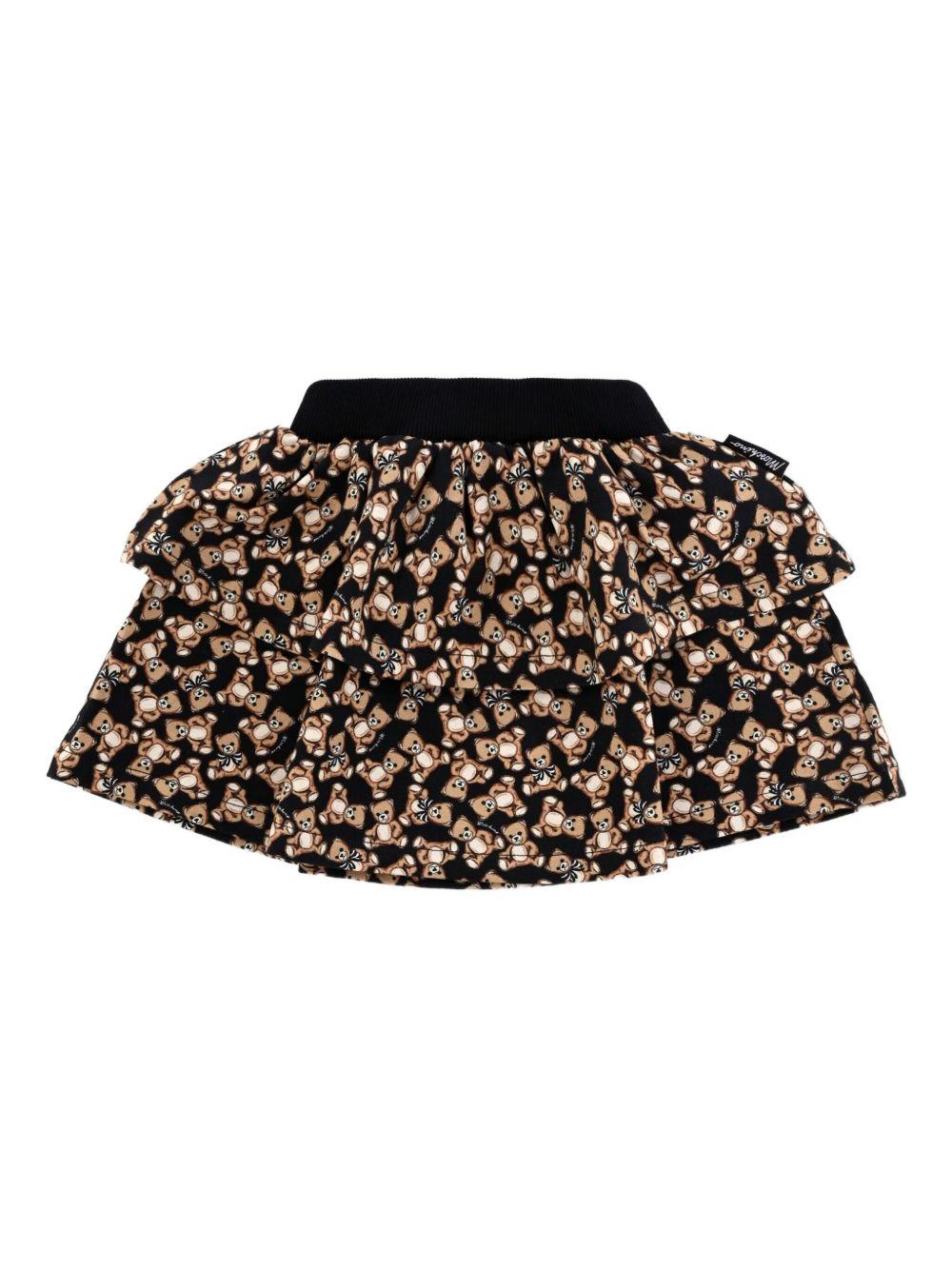 Gonna nera per neonata MDJ01NLDB5C 84923 Moschino Kids 
