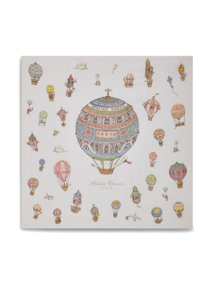 Coperta bianca per neonato CACQHABA AU Atelier Choux 