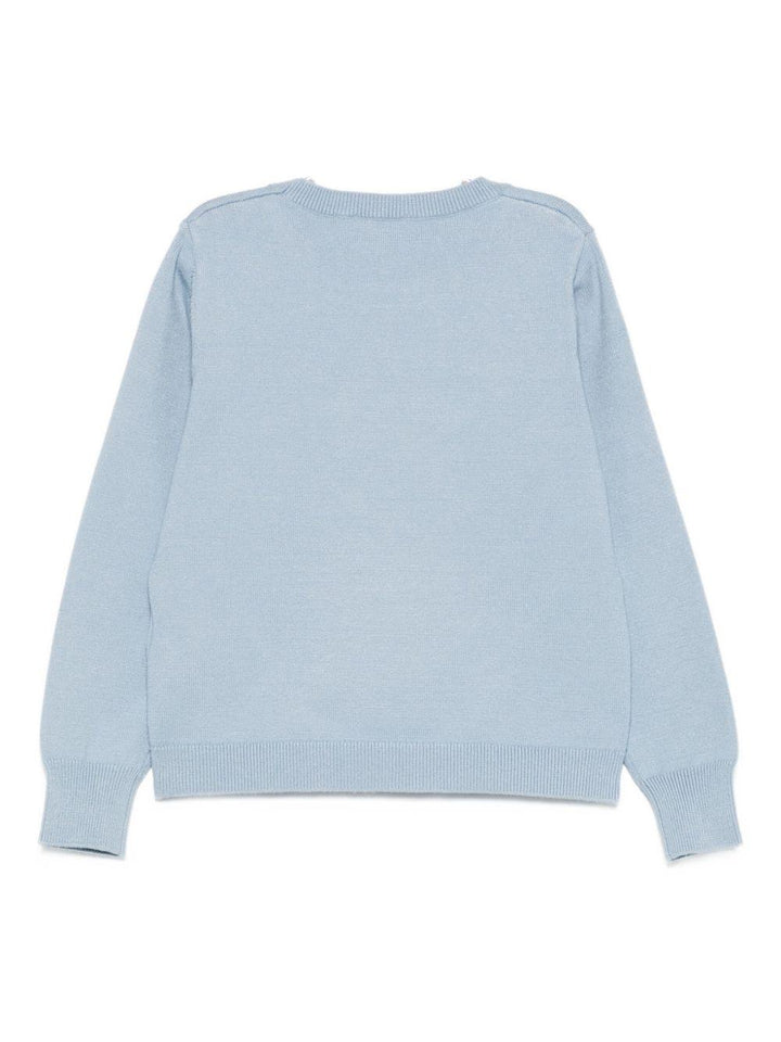 Maglione azzurro per bambina KF5057MA12P 64010 Liu Jo 