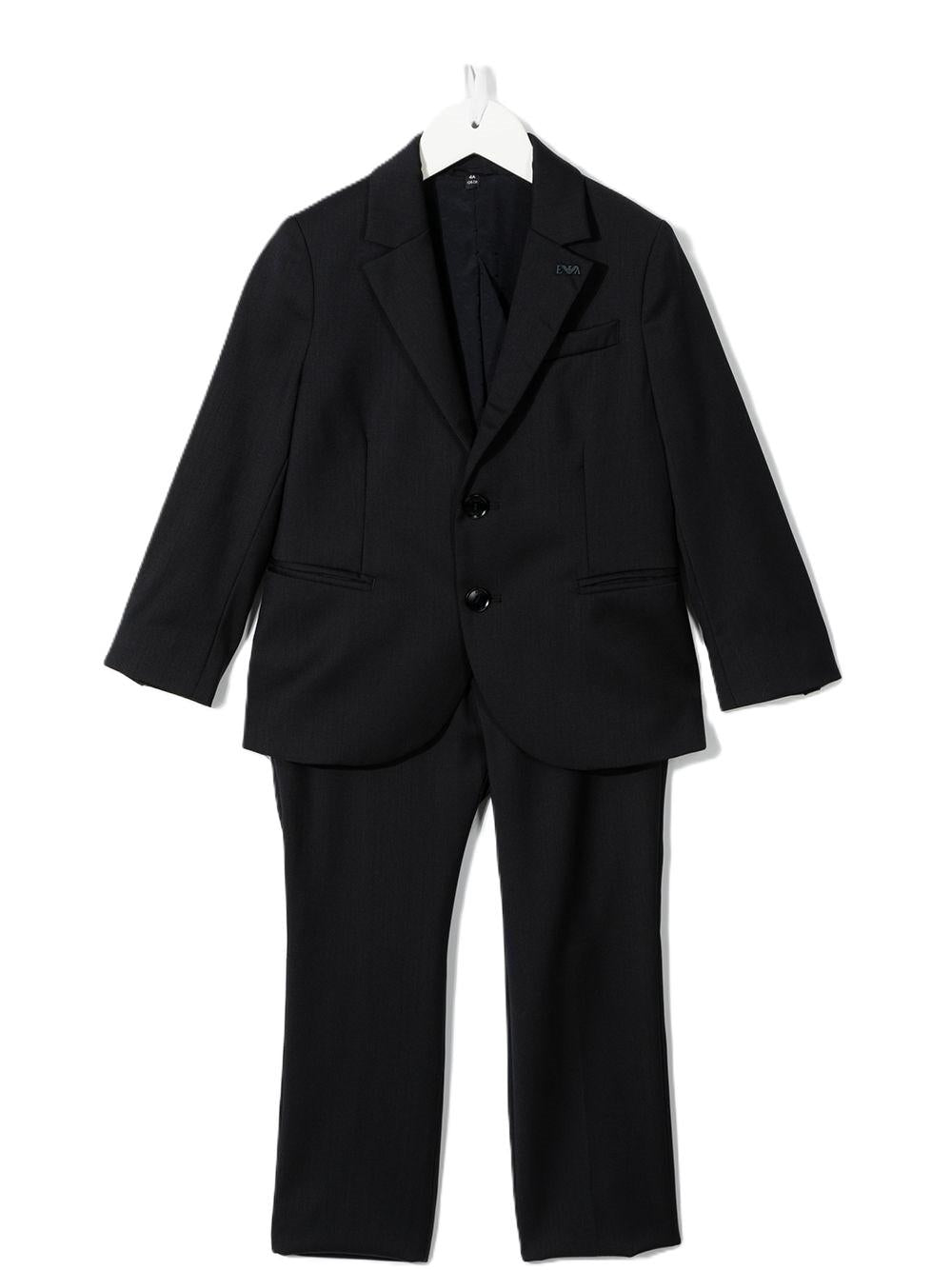 Completo elegante blu per bambino 8N4V024N5IZ 0958 Emporio Armani Kids 