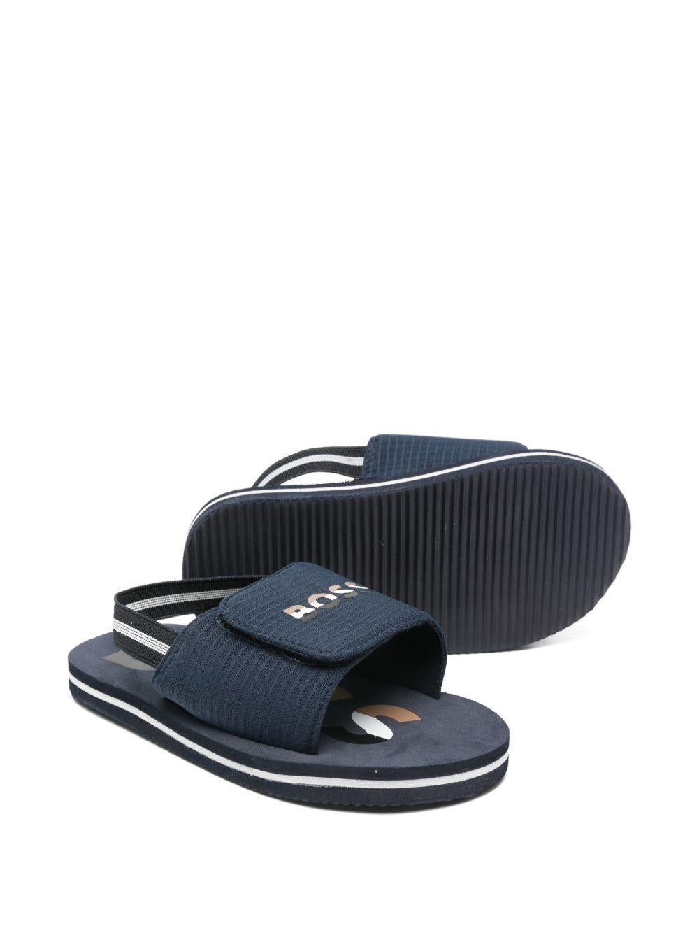 Ciabbatta blu per bambino J53242 849 Boss Kids 