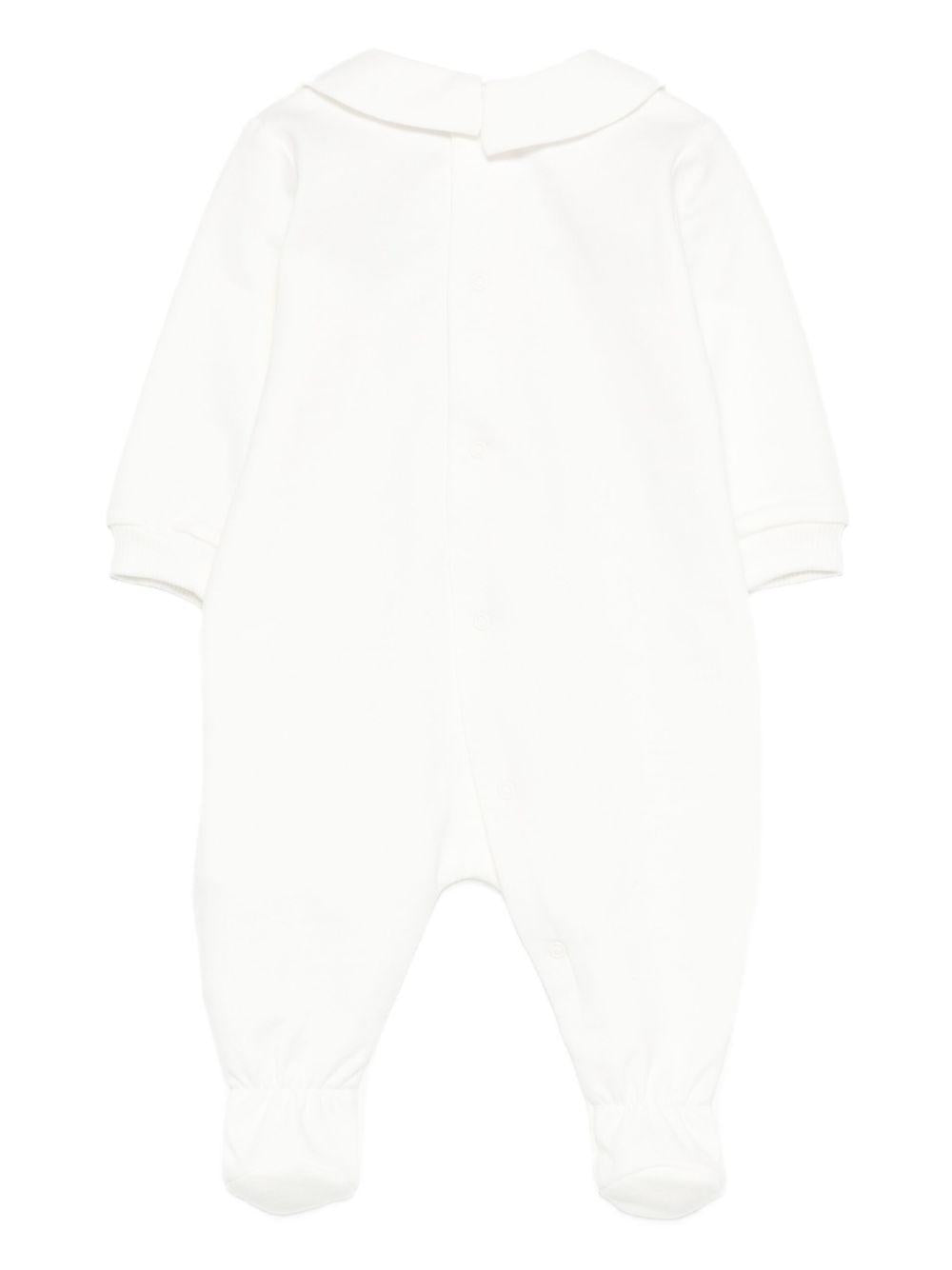 Tutina bianca per neonato MUY08JLCA40 10063 Moschino Kids 