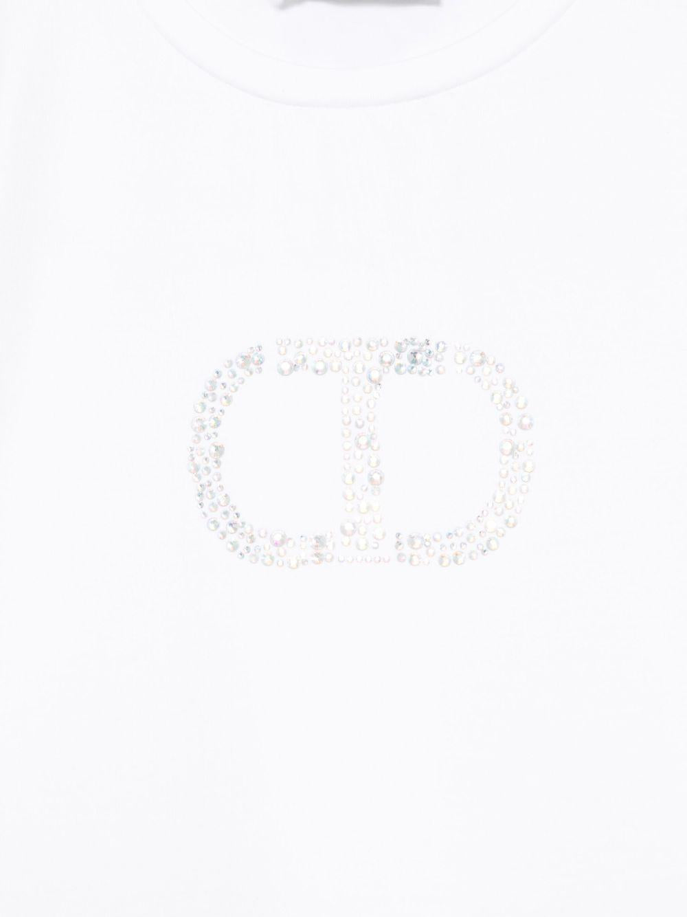 T-shirt bianco per bambina