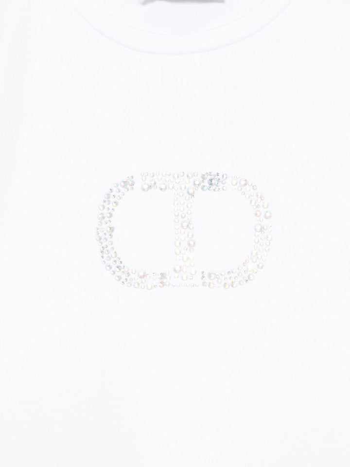 T-shirt bianco per bambina