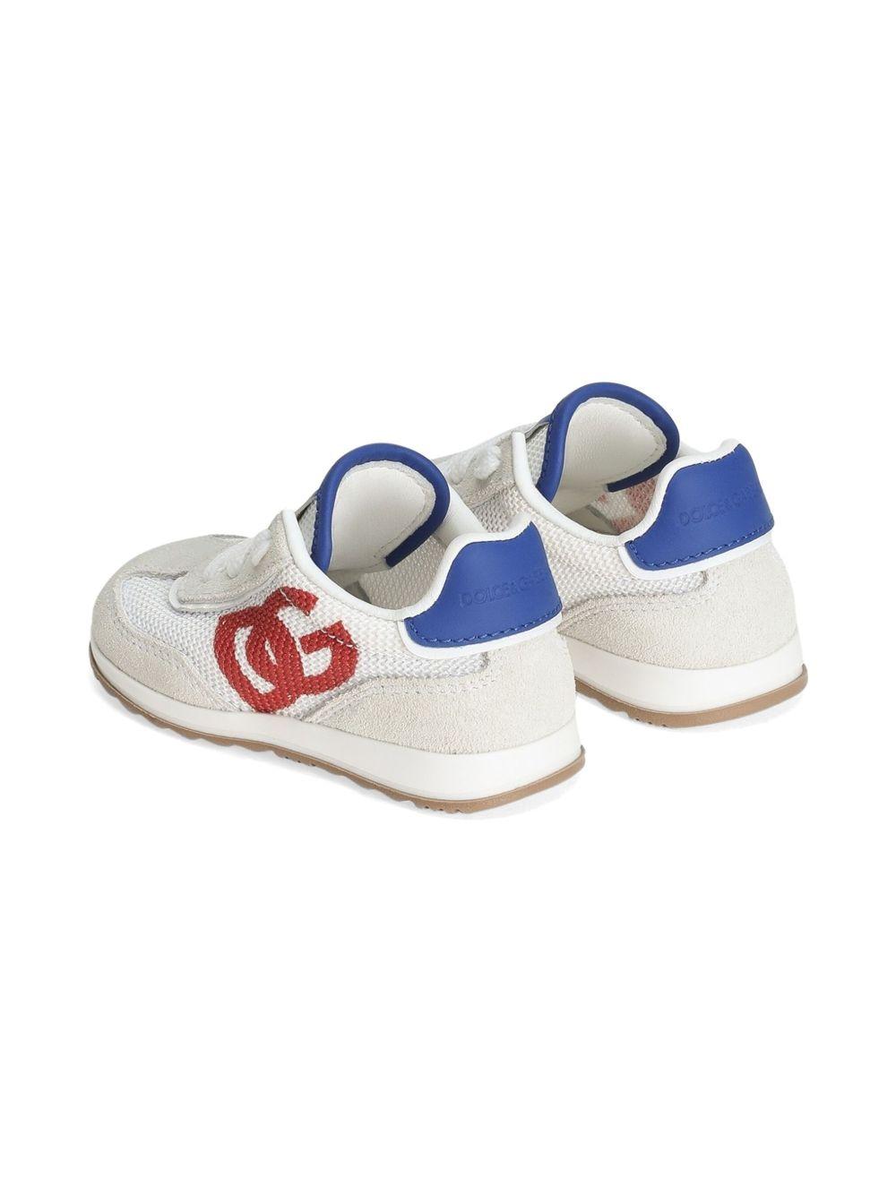 Sneakers bianchi/beige per bambino DN0217A5355 89926 Dolce & Gabbana Kids 
