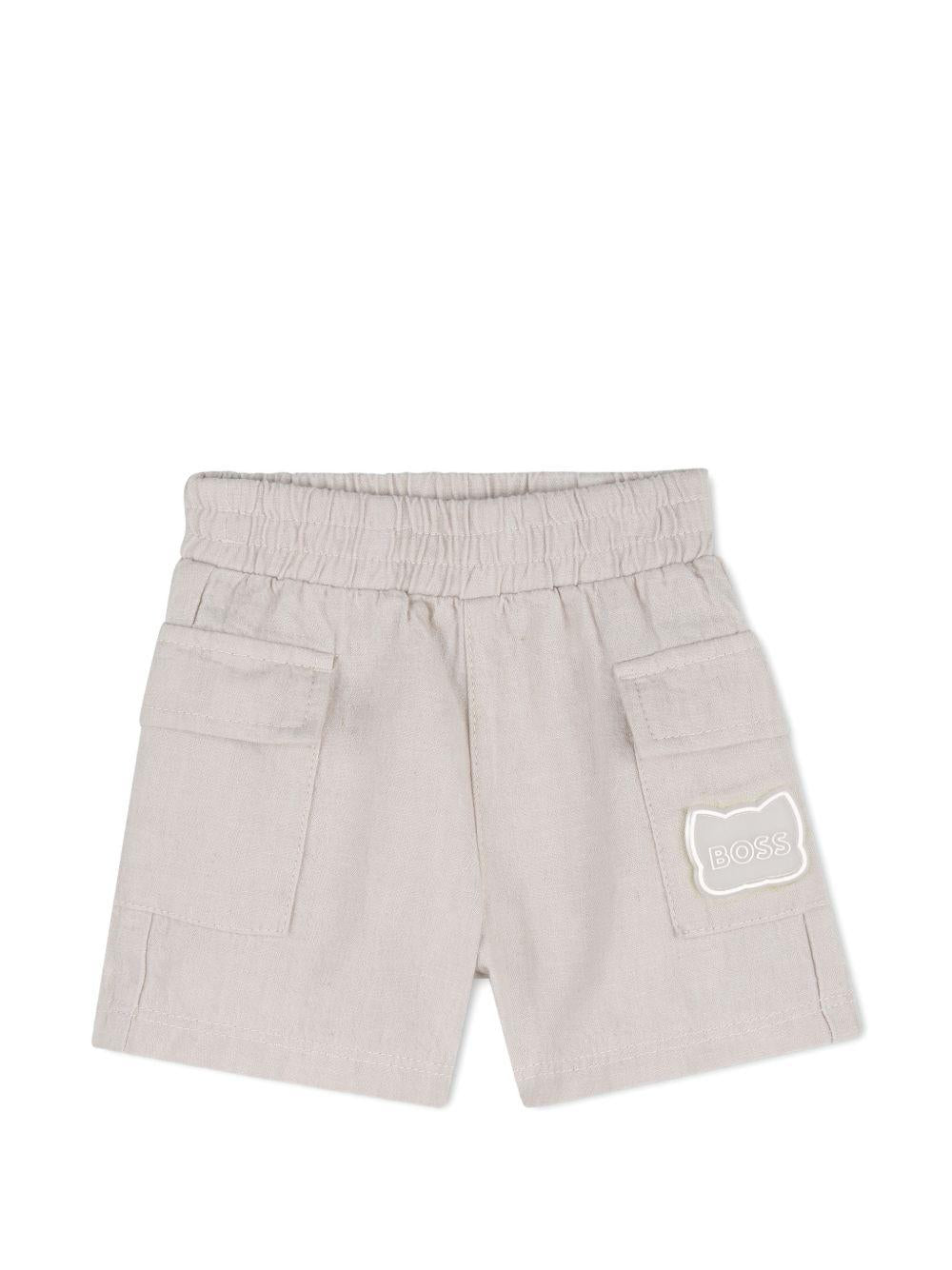 Completo bianco/beige per neonato J53050 21K Boss Kids 
