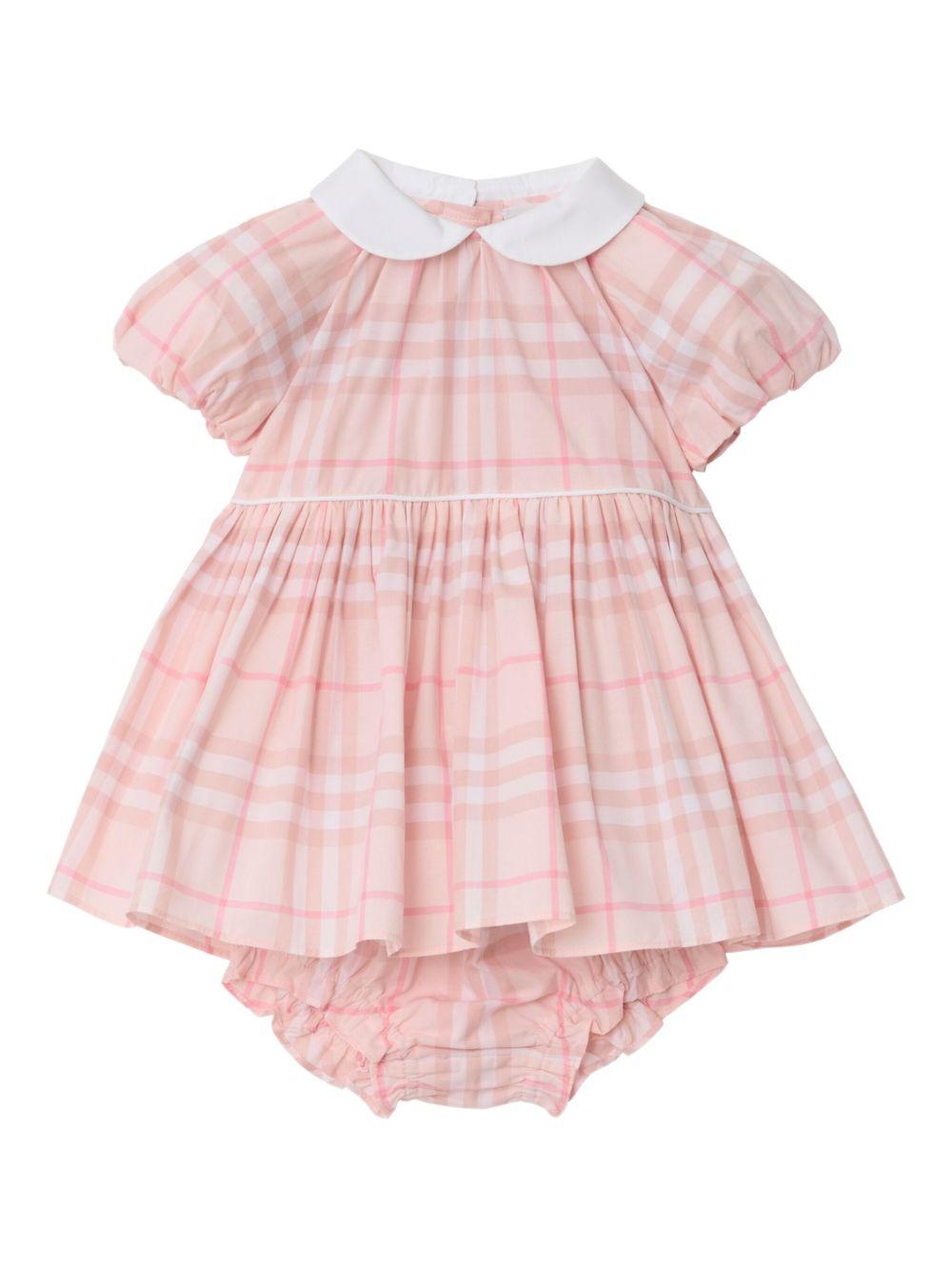 Abito rosa per neonata 8117519 A2217 Burberry Kids 