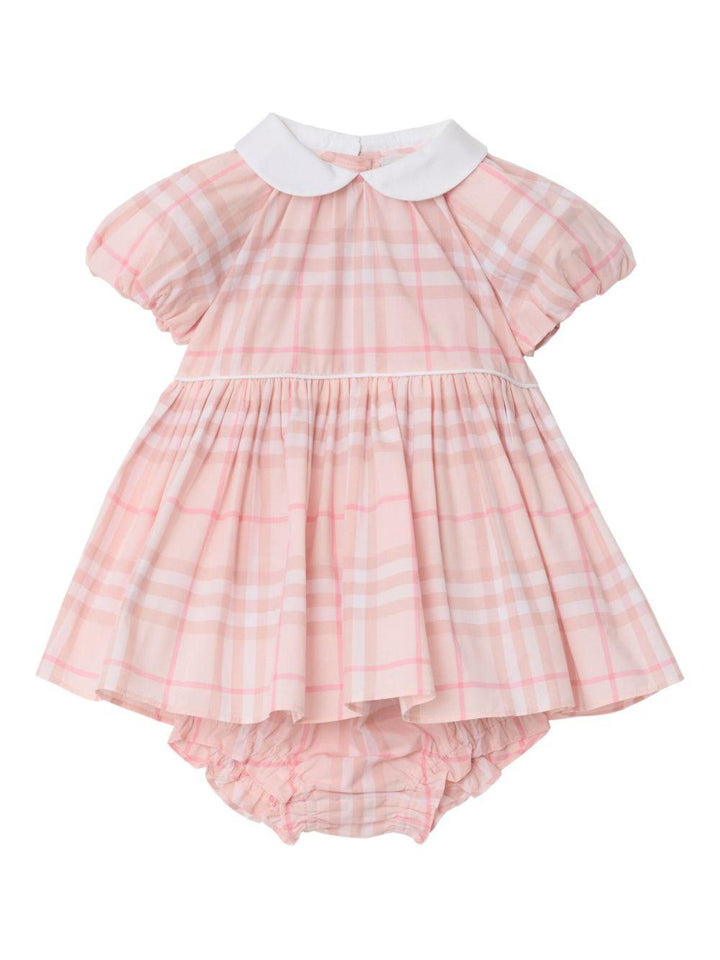 Abito rosa per neonata 8117519 A2217 Burberry Kids 