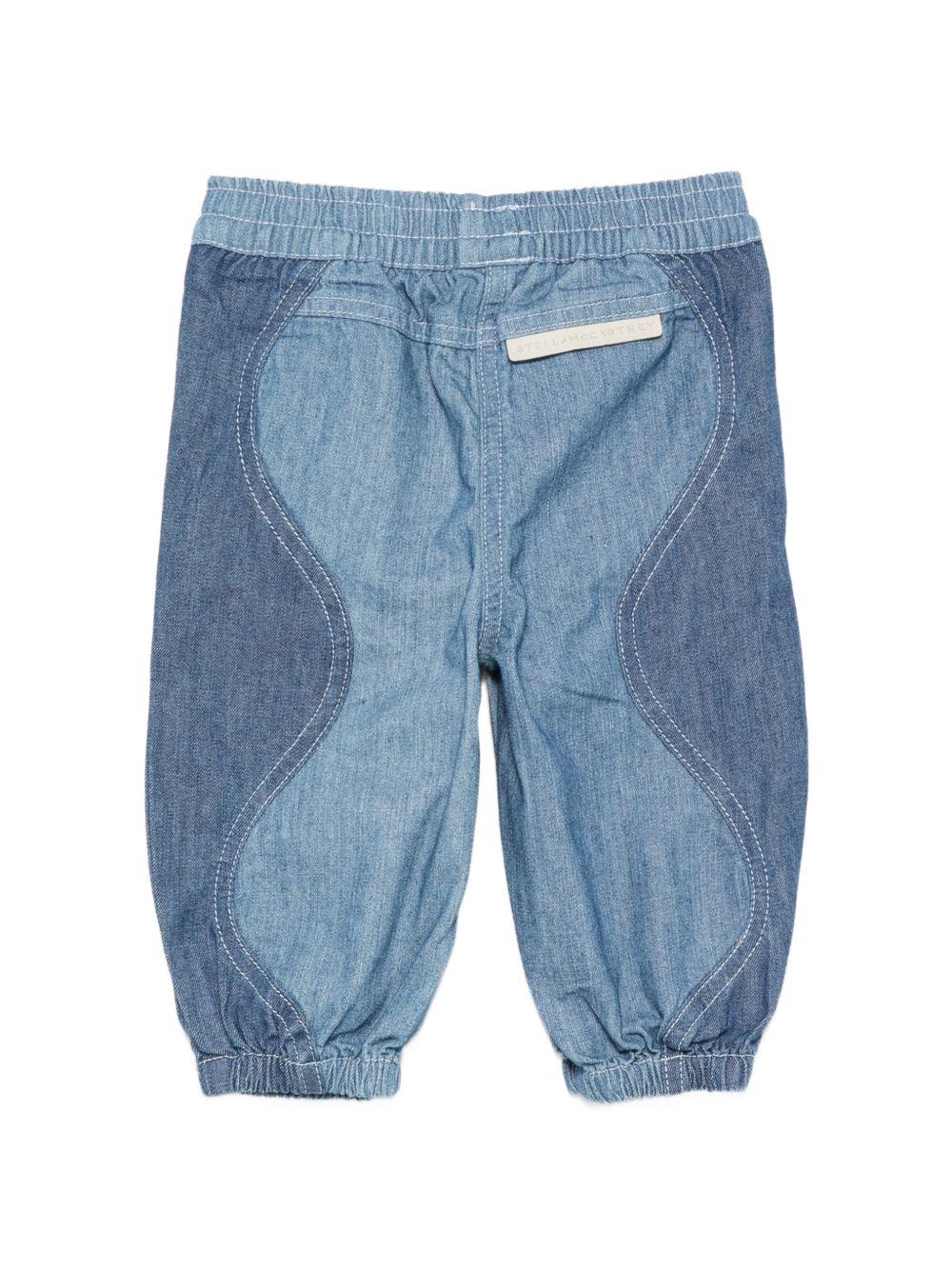 Pantalone blu per neonato TY6090Z0522 999 Stella McCartney Kids 