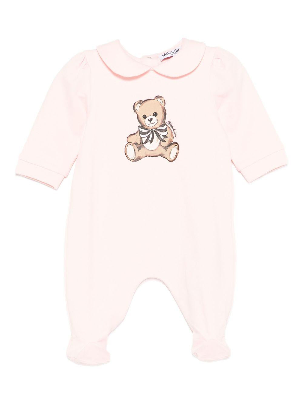 Tutina rosa per neonata MDT01ALDA16 50209 Moschino Kids 