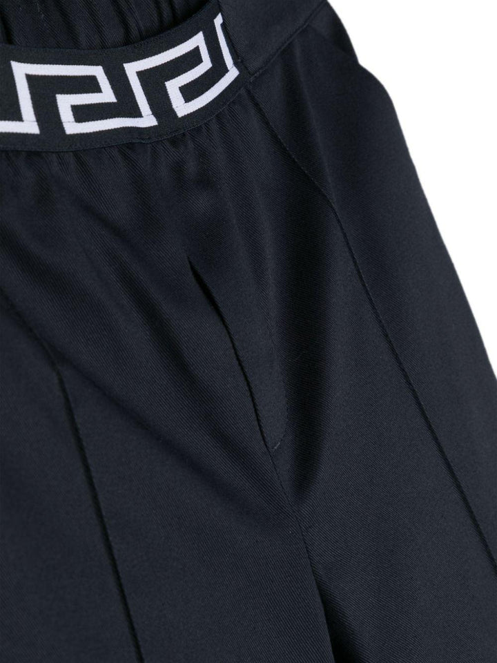 Pantalone blu per bambino con logo
