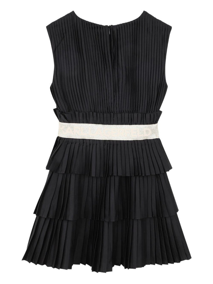 Abito nero per bambina Z31144 09B Karl Lagerfeld Kids 