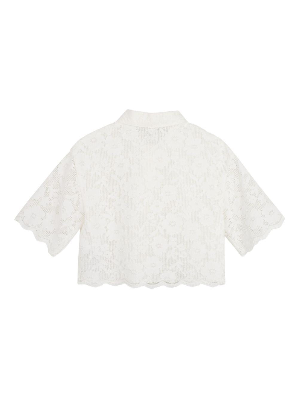 Camicia bianca per bambina R30645 117 Michael Kors Kids 