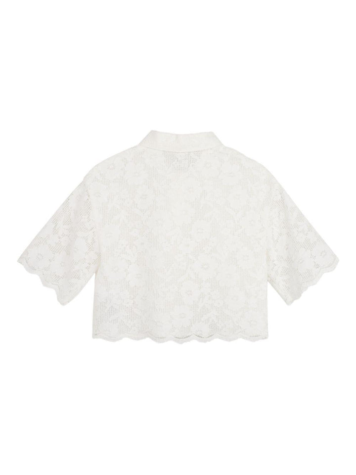 Camicia bianca per bambina R30645 117 Michael Kors Kids 