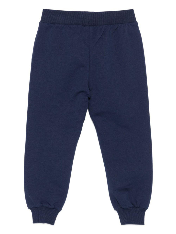 Pantalone blu navy per bambino HUP08ULDA21 40016 Moschino Kids 
