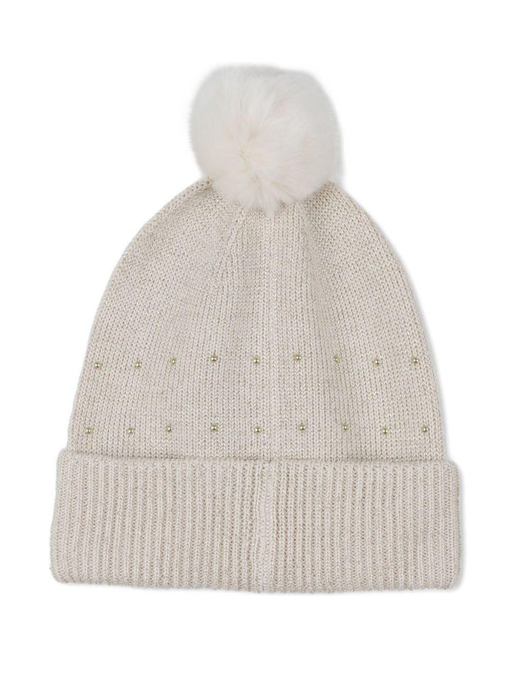 Berretto beige per bambina R30518 Z99 Michael Kors Kids 