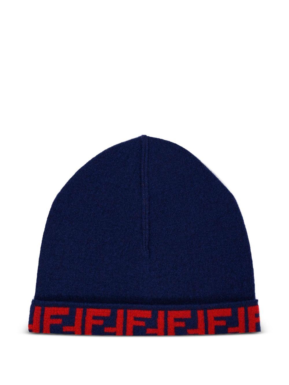 Cappello blu scuro/rosso per bambino