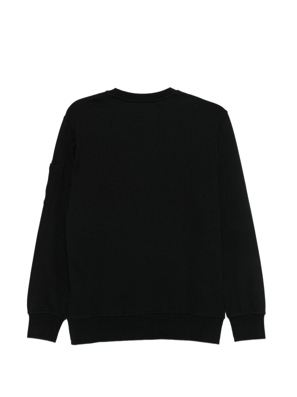 Felpa nera per bambino CNF00XLCA69 60100 C.P Company Kids 