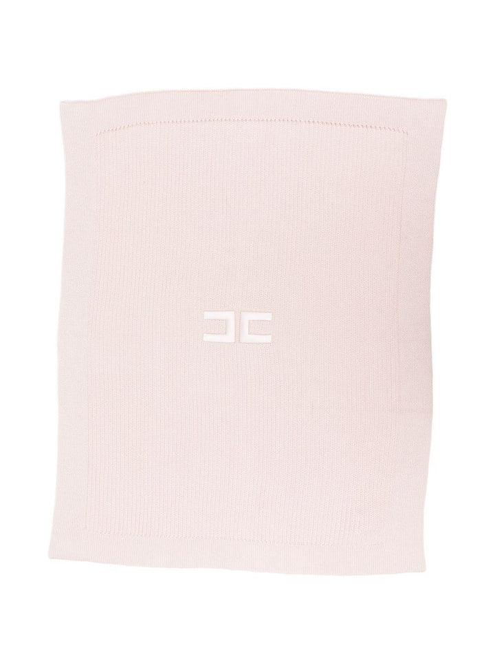 Coperta rosa per neonata ENCO077CFL061 C037 Elisabetta Franchi Kids 
