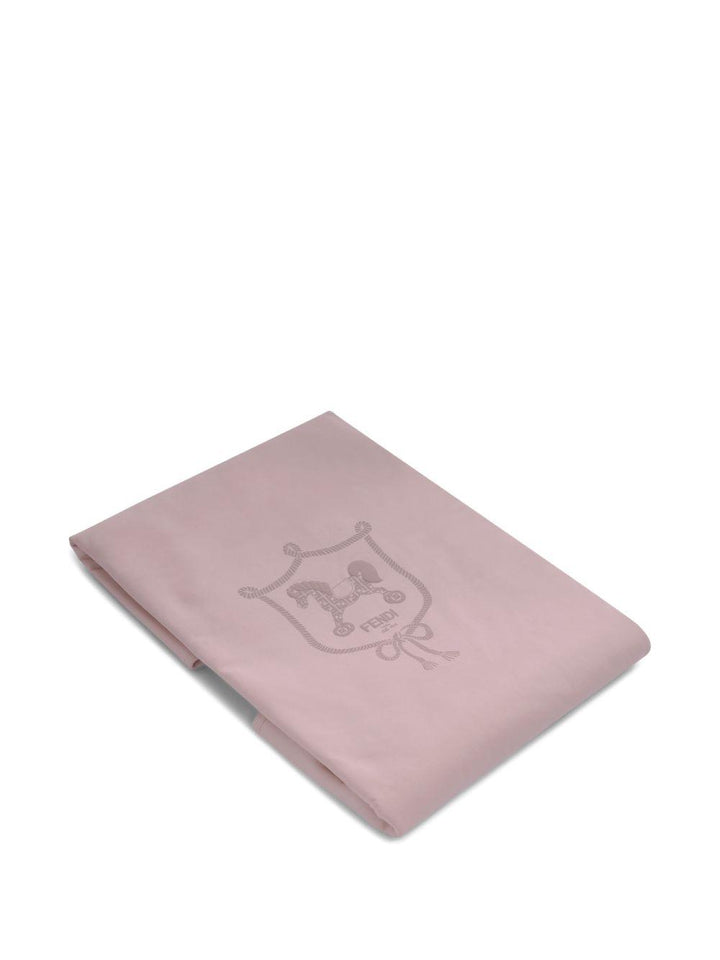 Coperta rosa chiaro per neonata BUJ3288RA F19J5 Fendi Kids 