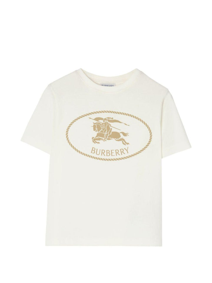 T-shirt bianca per bambino 8125836 A2014 Burberry Kids 