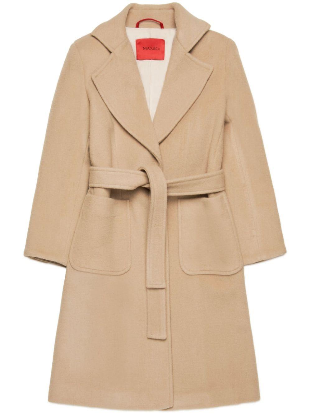 Cappotto beige per bambina