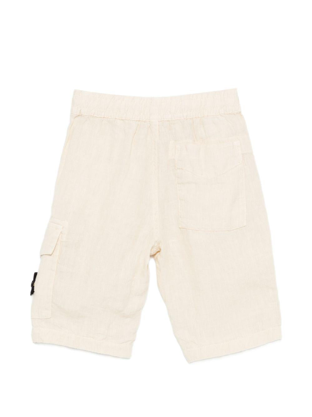 Bermuda beige per bambino 6L100001S0145 V0097 Stone Island Kids 