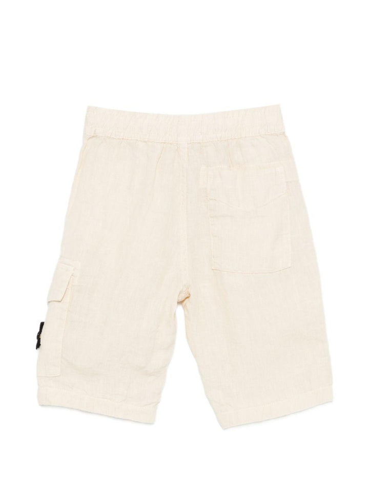 Bermuda beige per bambino 6L100001S0145 V0097 Stone Island Kids 