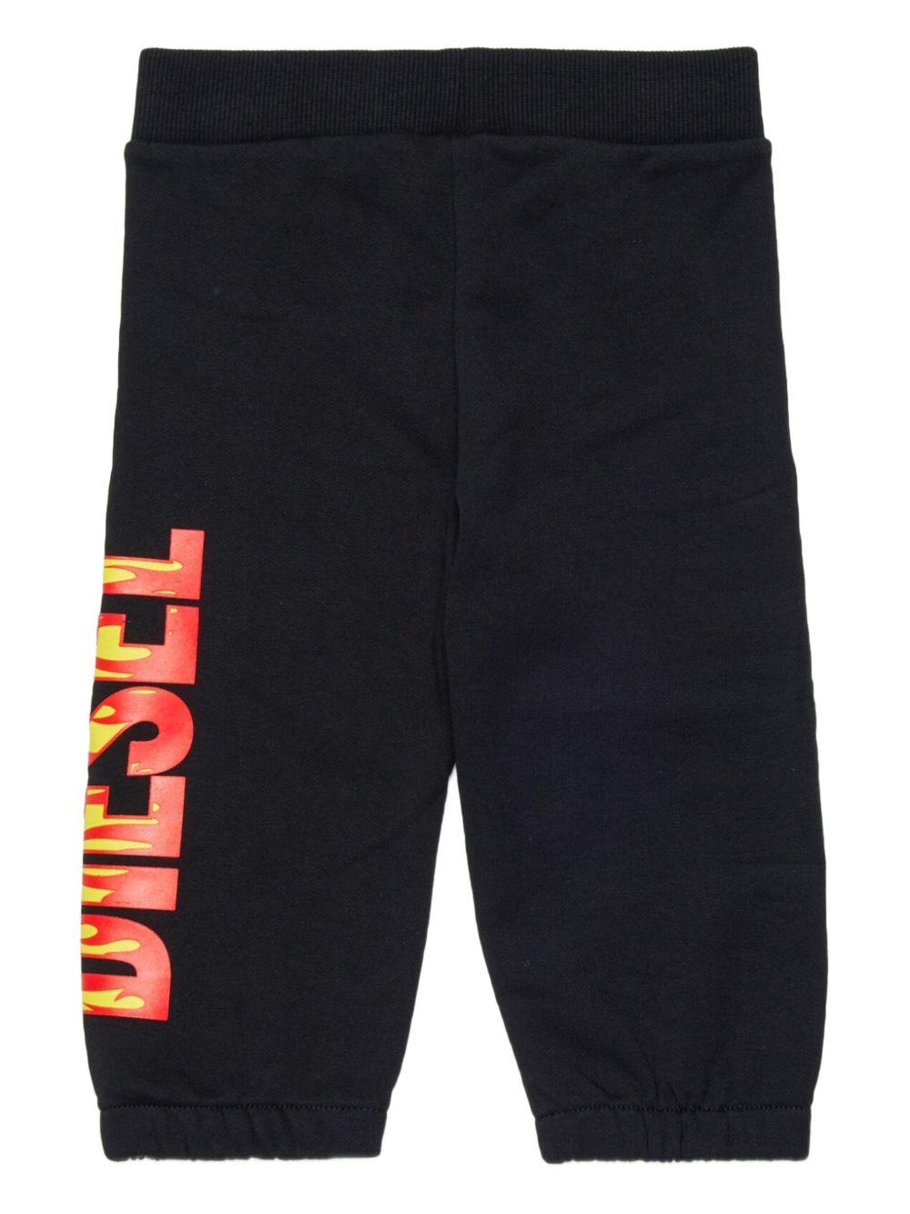 Pantalone nero per neonato K00732KYAVF K900 Diesel Kids 