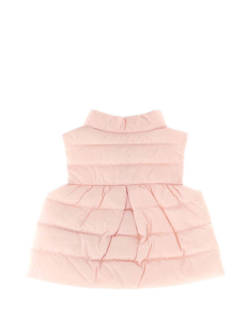 Gilet rosa per neonata 9511A00019597YF 503 Moncler Kids 