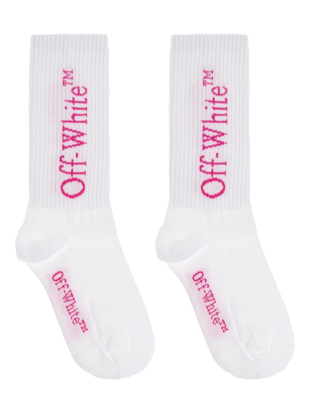 Calze bianche per bambina OGRA003F25KNI002 0132 Off White Kids 