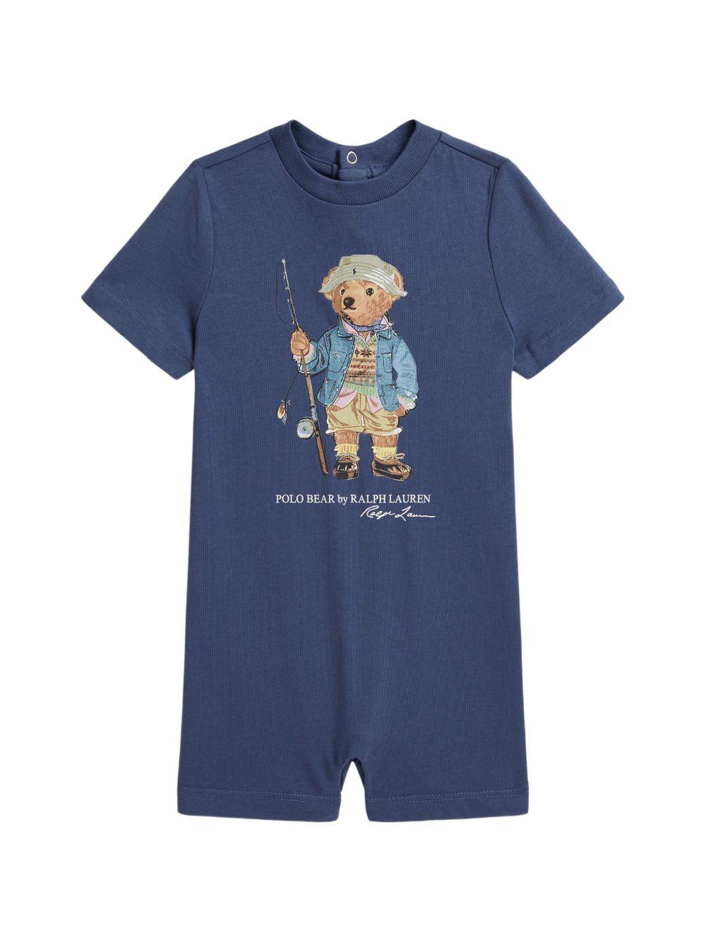 Tutina blu per neonato 320B18444 001 Ralph Lauren Kids 