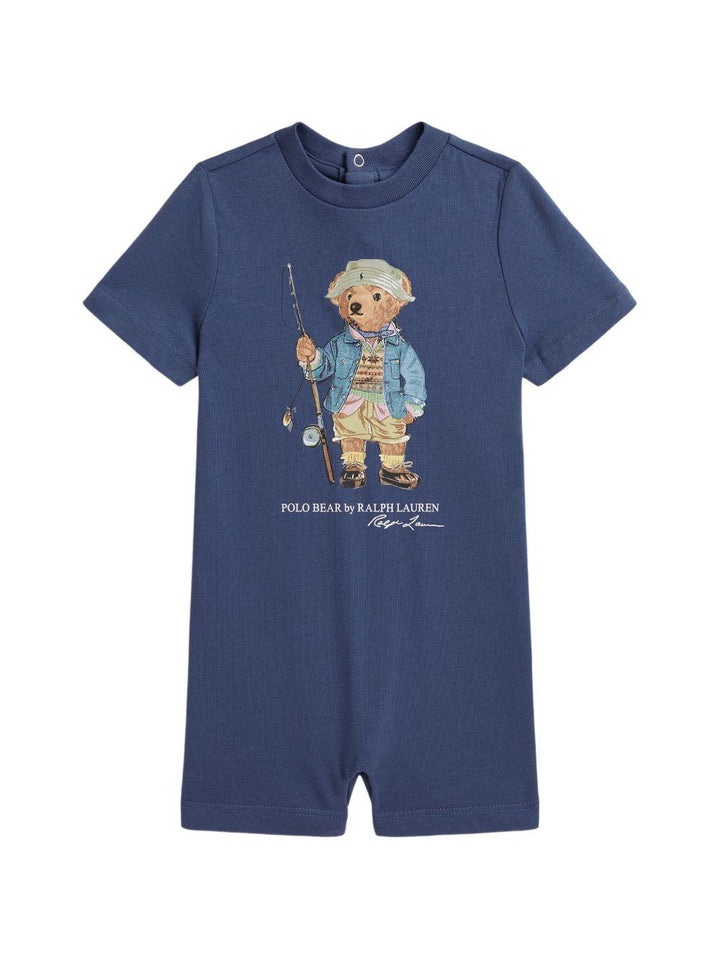 Tutina blu per neonato 320B18444 001 Ralph Lauren Kids 