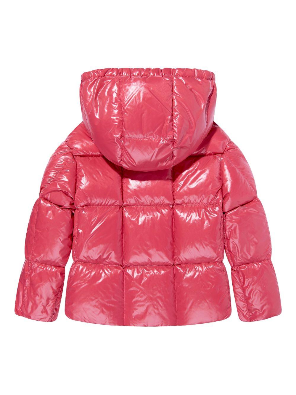 Giubbotto rosa lucida per bambina 9541A00044597Z8 559 Moncler Kids 