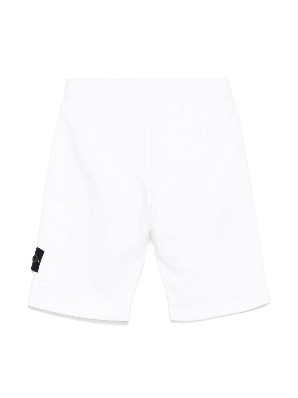 Bermuda bianca per bambino 66200006S0040 V0001 Stone Island Kids 