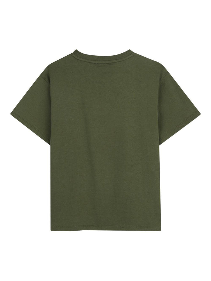 T-shirt verde per bambino K61676 64B Kenzo Kids 