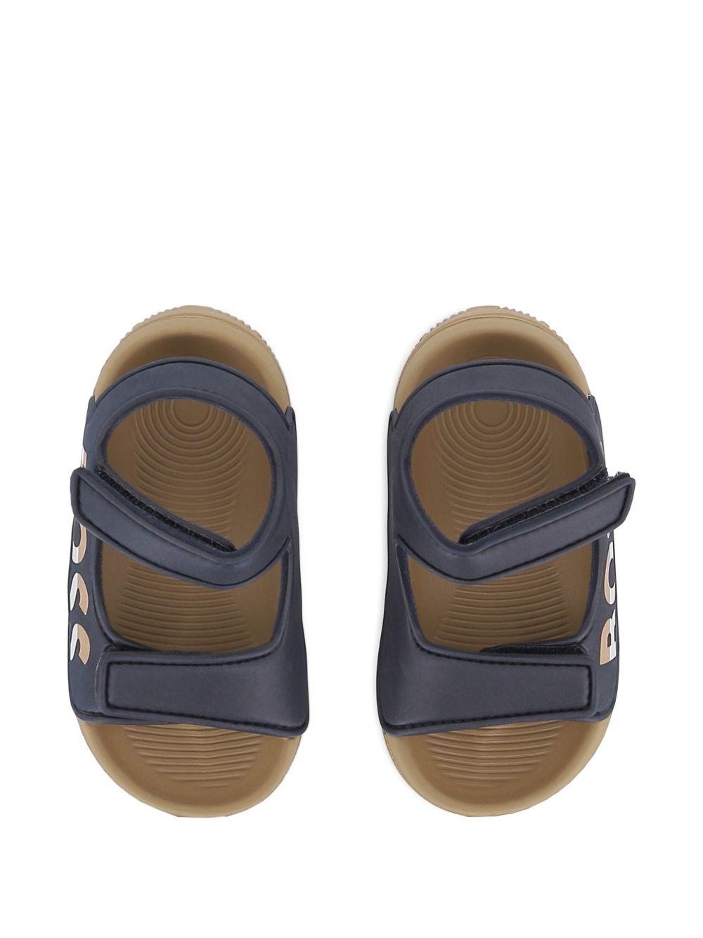 Sandali blu navy per bambino J52821 849 Boss Kids 