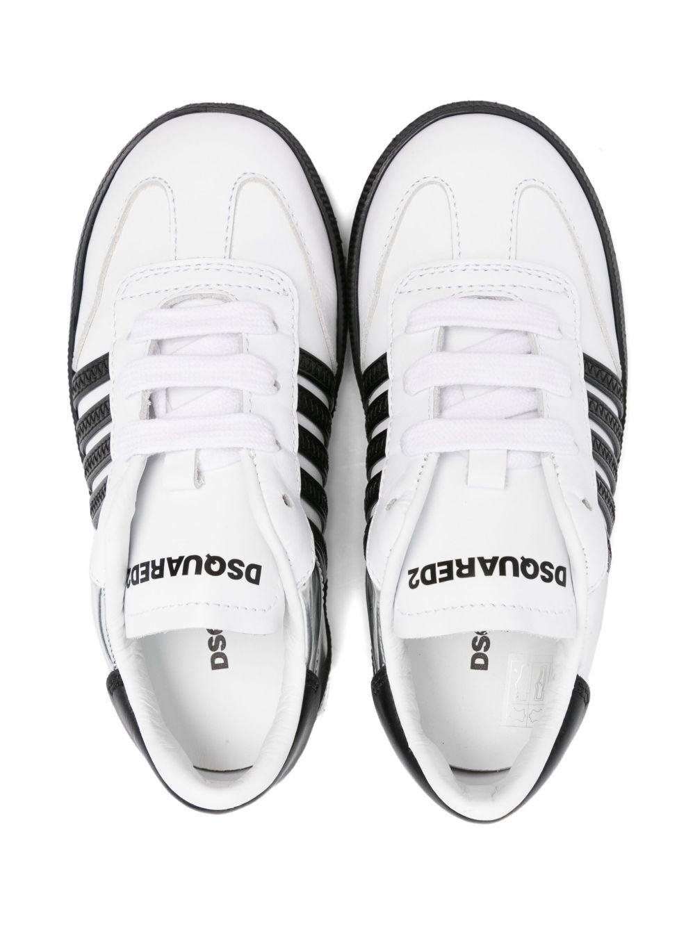Sneakers bianche/nere per bambino 81472 01 Dsquared2 Kids 