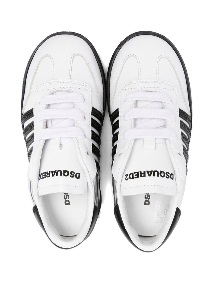 Sneakers bianche/nere per bambino 81472 01 Dsquared2 Kids 