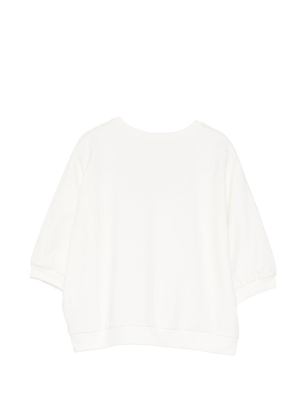 Felpa bianca per bambina EFFE1710FF002 0045 Elisabetta Franchi Kids 