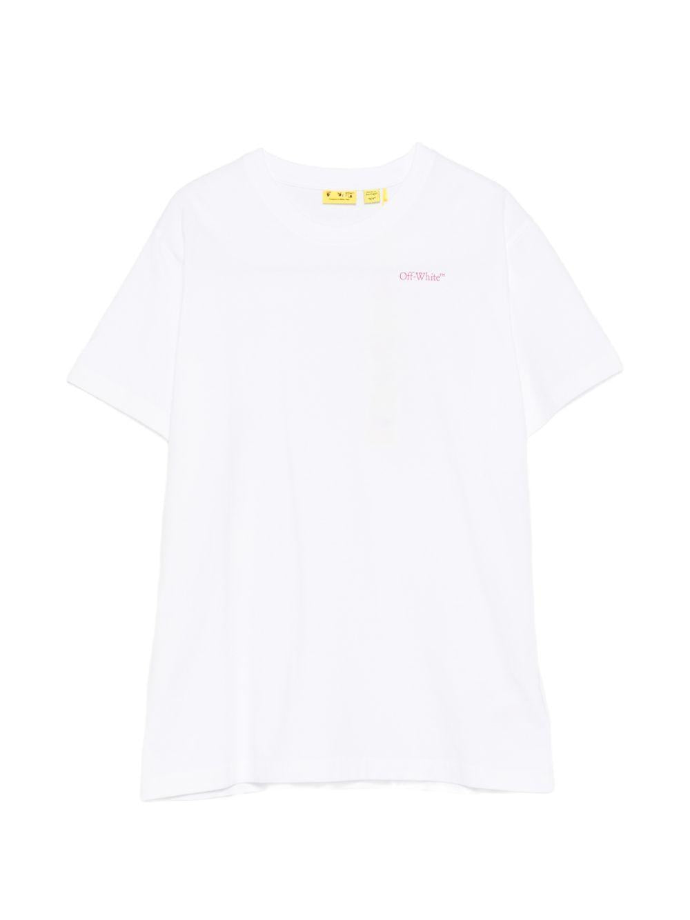T-shirt bianco per bambino OGAA001S26JER005 1000 Off White Kids 