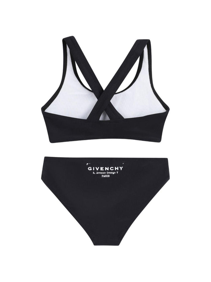 Costume nero per bambina H31218 09B Givenchy Kids 