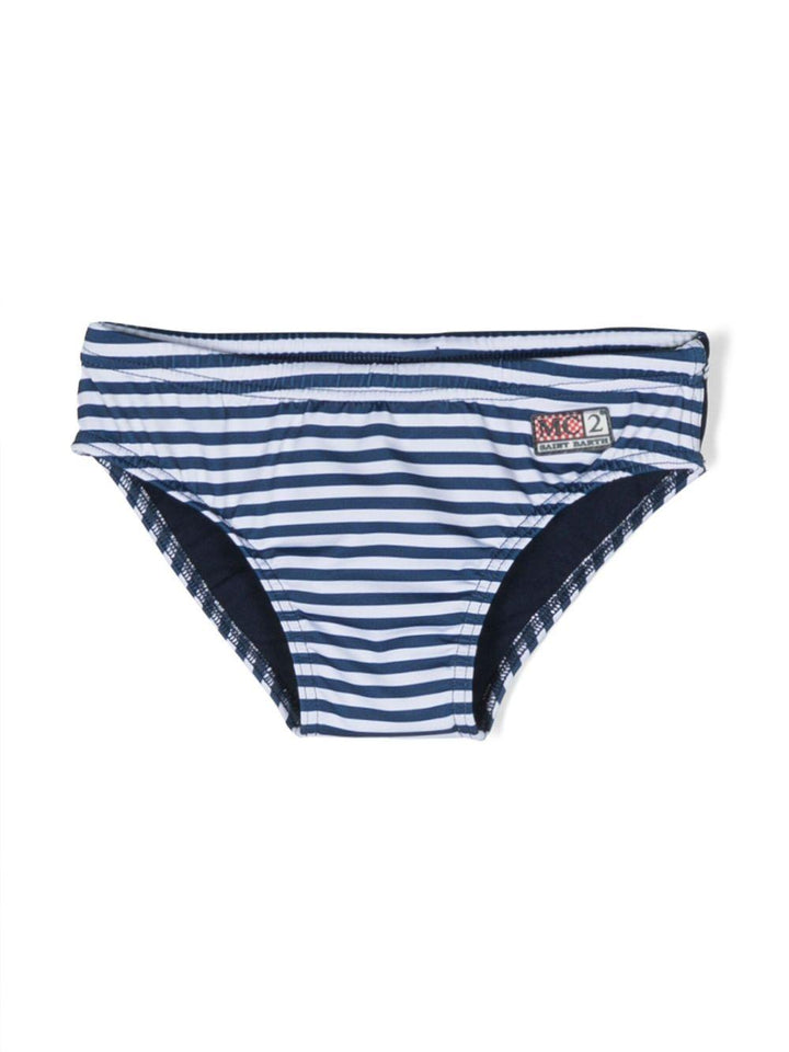 Costume blu/bianco per bambino BIL0001 00656F MC2 Saint Barth Kids 