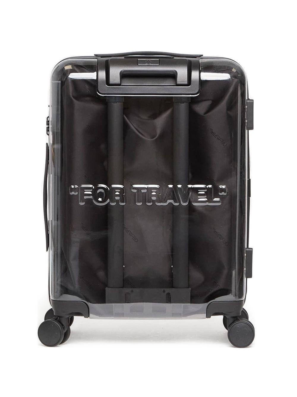 Trolley nera per bambino OBZH001F25PLA001 7910 Off White Kids 