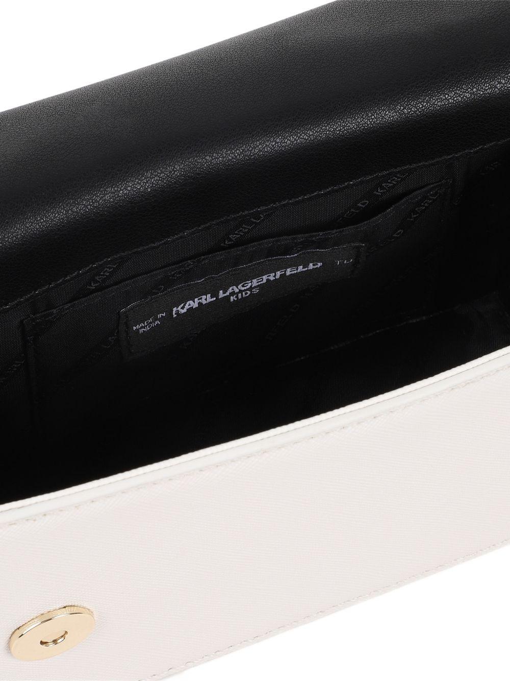 Borsa ecru per bambina Z31212 195 Karl Lagerfeld Kids 